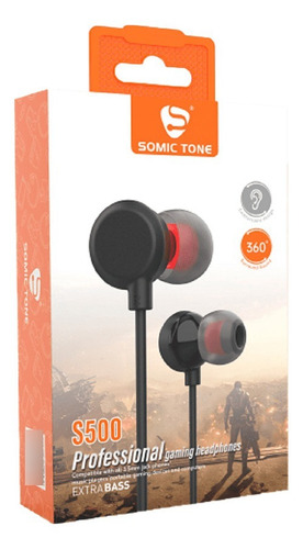 Fone De Ouvido Com Botões De Volume S500 Somic Tone