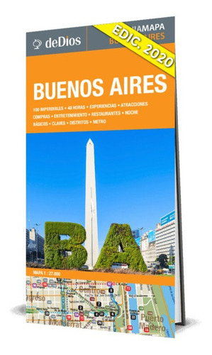 Guía Mapa De Buenos Aires. De Dios Guías De Viaje.