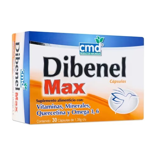 Dibenel Max Multivitaminico, Quercitina, Omega C/30 Cáps Cmd
