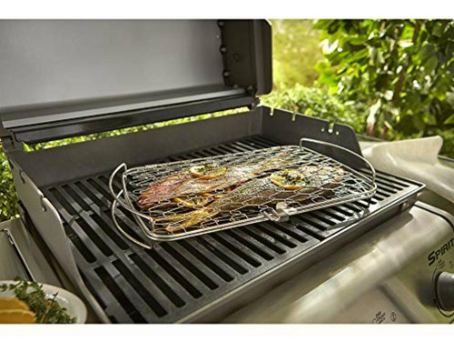 Weber Canasta Para Pescado Original, Acero Inoxidable