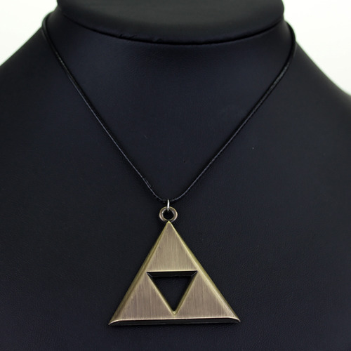 Collar Legend Of Zelda Trifuerza M1 Triforce De Coleccion