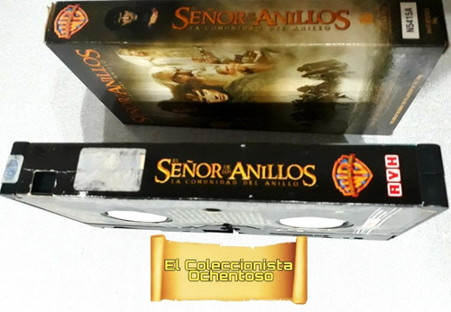Señor De Los Anillos La Comunidad Del Anillo Vhs