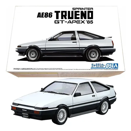 Kit Aoshima Plastimodelismo Toyota Ae86 Trueno Gt-apex 1/24 Kit Aoshima Plastimodelismo Toyota Ae86 Trueno Gt-apex 1/24