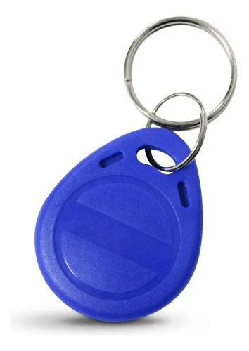 Llavero Rfid Regrabable Llave De Acceso 125khz 10 Pcs Azul