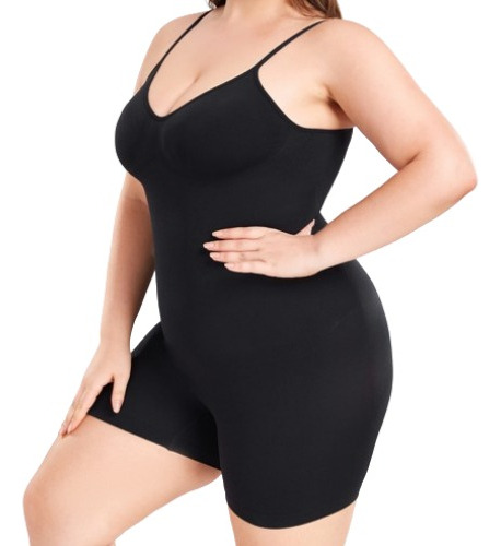 Body Shapewear Para Mujer Sin Costuras Con Cuello En V Y Con