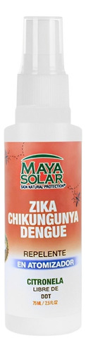 Repelente Mosquitos E Insectos Natural Spray Maya Solar 75ml