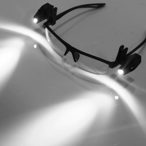 Imagen 3 de 5 de Mini Linterna Led Para Lentes Ideal Luz Lectura Pack X2 ®