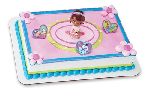 Doctora Juguetes Topper Doc Y Lambie Torta Decoset