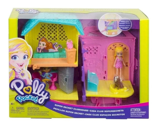 Polly Pocket Casa Club Supersecreta Mattel Gmf81 My Toys