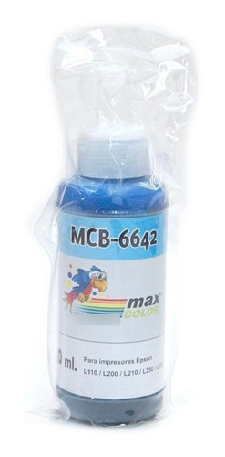 Botella Tinta Maxcolor Compatible Epson Ecotank L375 100ml