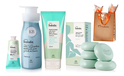 Natura Tododia Kit Cuidado Corporal Flor De Lis Regalo