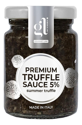 Salsa De Trufa Negra Picada Prémium Truffle Gourmet Line 90g