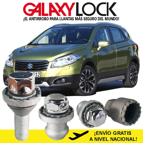 Birlos Seguridad Susuki Sx4 S-cross 4wd Galaxylock Nuevos