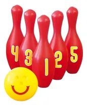 Comprar Paquete De Boliche Gigante 5 Pinos Y 1 Esferas, De Plástico