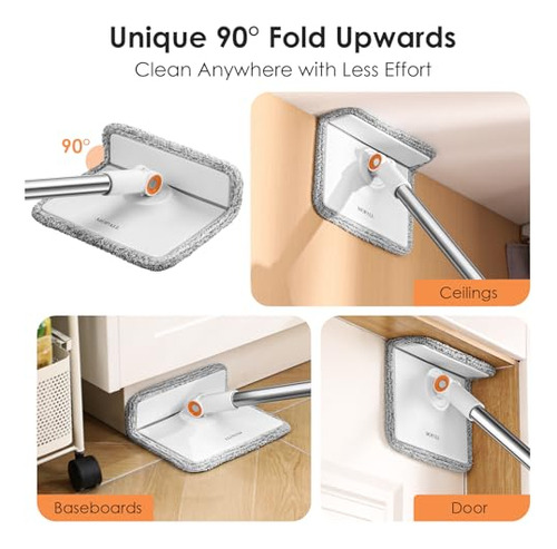 Spin Mop Or Home, For Limpiar Pisos, Paredes Y Ventanas De