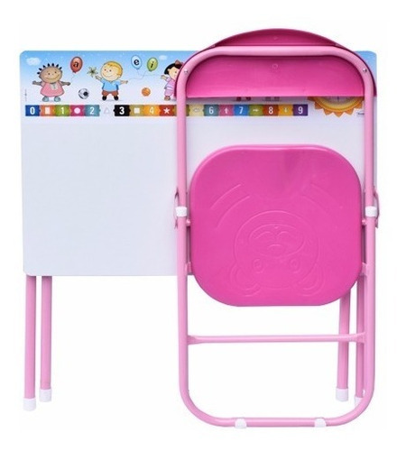 Imagen 4 de 5 de Set Kinder Garden Tablero + Escritorio + Silla Azul