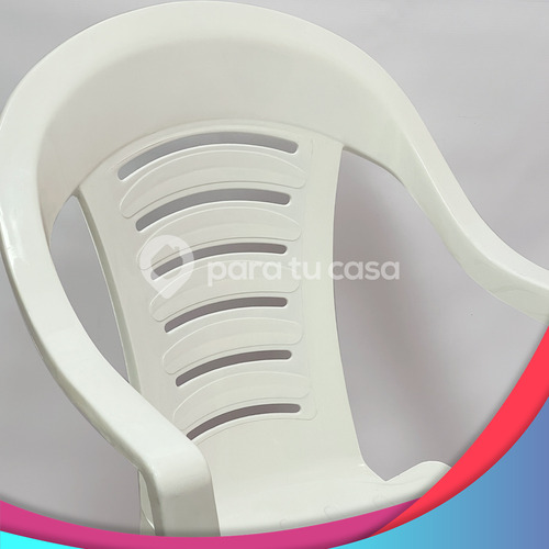 Sillón Silla X6 Plástica Apilable Reforzada Malawi Florida