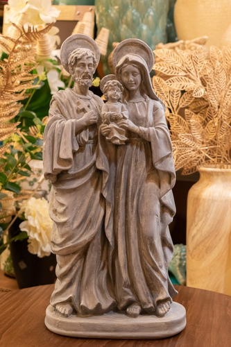Sagrada Familia Cerámica Figura Religiosa Campoamor Deco