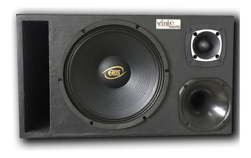 Caixa Trio 12'' Eros E-450lc Black + Driver E Tweeter Unlike