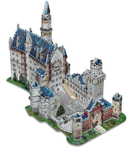 Rompecabezas 3d: Castillo De Neuschwanstein 890 Piezas