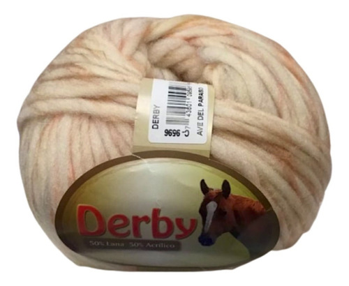 Estambre Derby Super Suave Lana/acrílico Madeja 100g Color Ave del paraíso