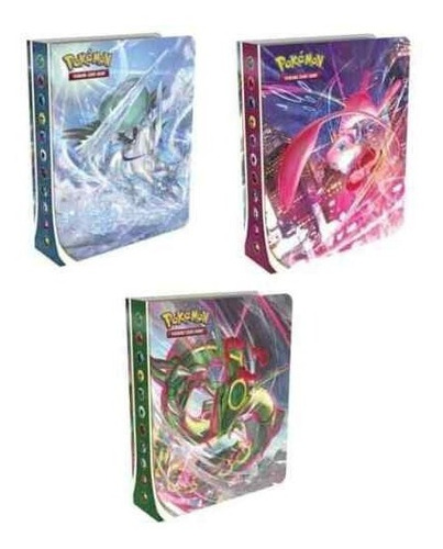 Pokemon Tcg Mini Carpeta Diseño Al Azar 1 Espacio 60 Cartas