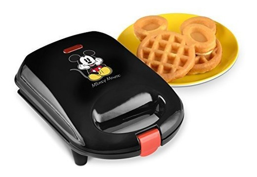 Mini Waffle Maker Mickey Mouse, Negro