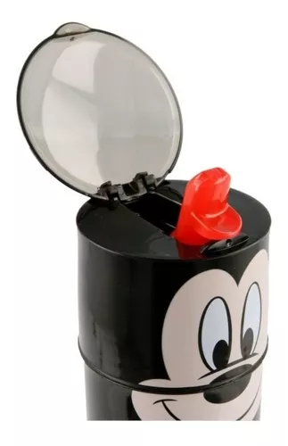 Vaso Infantil Portacereal Para Niños Sorbete Mickey Mouse Color Azul Liso