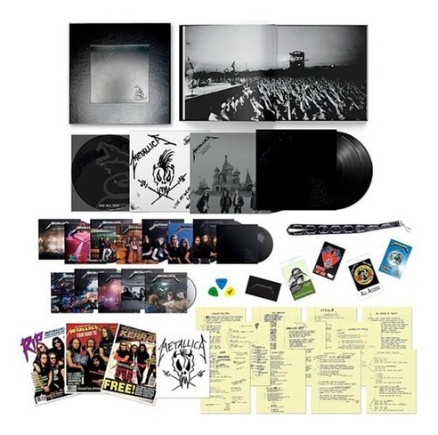Vinilo Metallica Black Album 14 Cds 6 Lps 6 Dvds Deluxe Box