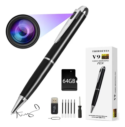 Caneta Espiã Wifi 1080p Com Câmera Oculta Discreta