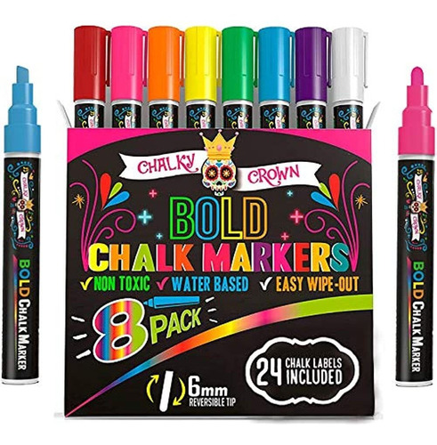 Marcadores Chalky Crown Set 8 U Multi1