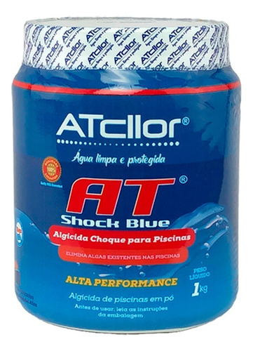Shock Blue Eliminador Algas Alta Performance Atcllor 1kg