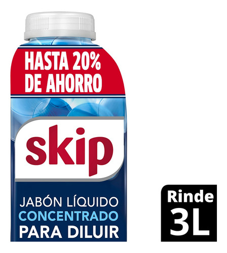 Jabón Líquido Concentrado Para Diluir Skip Power Oxi 500 Ml