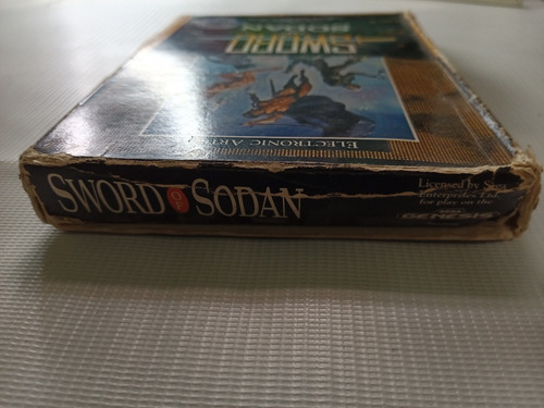 Sega Genesis Sword Of Sodan (Usado)