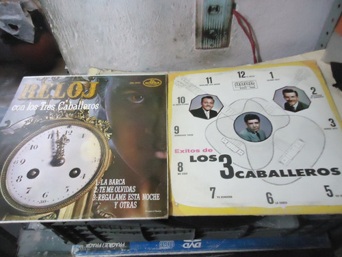 Los Tres Caballeros Reloj Y Exitos Lp