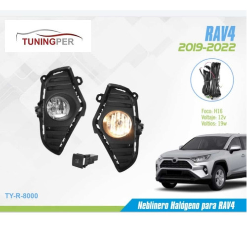 Kit Neblineros Toyota Rav4 2019 - 2022