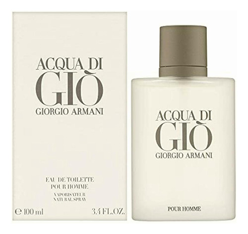 Acqua Di Gio For Men, Eau De Toilette Spray, 3.4 Ounces