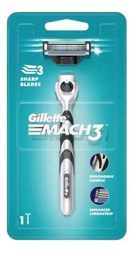 Maquina Para Afeitar Gillette Mach 3 X 6 Unid