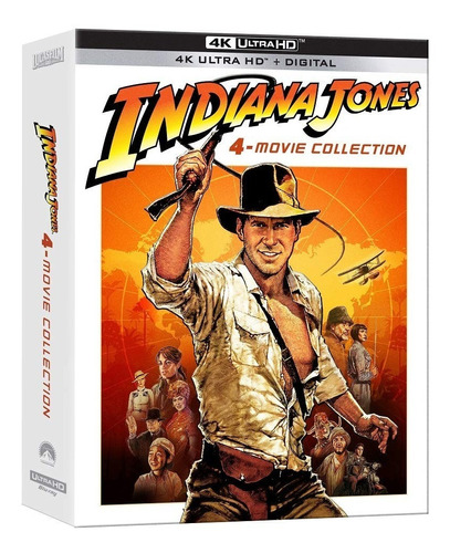 4k Ultra Hd Blu-ray Indiana Jones Collection / 4 Films