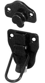 Cerradura Negra Broche Rack Caja Trancadero Estuche Guitarra
