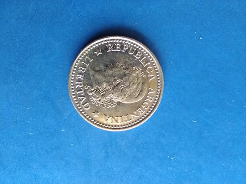 Moneda Antigua Argentina Año 1958 De 10 Cents Peso Argentino