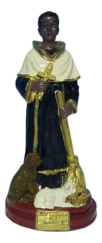 Figura San Martín De Porres (21cm) Envío Gratis