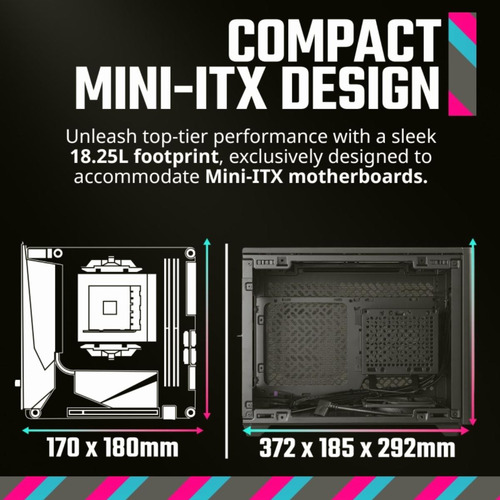Cooler Master Nr200p V2 Mini-itx 18l Funda Para Pc, Montaje