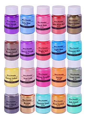  Mica Powder for Epoxy Resin - 30 Colors Pigment Powder