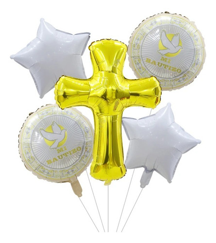 Globos Para Bautizo Decoracion *5und 