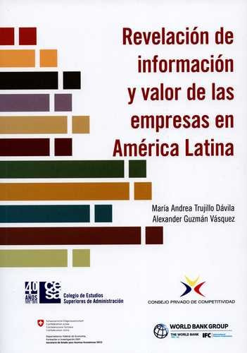 Libro Revelación De Información Y Valor De Las Empresas En