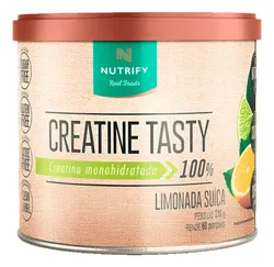 Creatine Tasty Lata 210g Nutrify Sabor Limonada Suíça - R$ 43