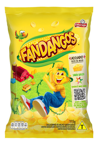 Salgadinho de Milho Elma Chips Fandangos queijo 115 g