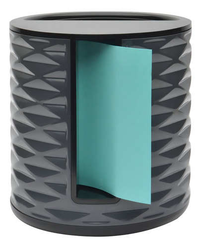 3m Post-it Despachador Notas Adhesivas Vertical, Negro/gris