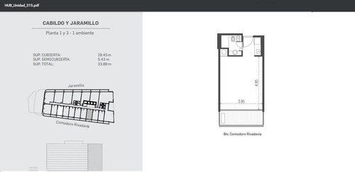 Imagen 7 de 7 de Nuñez Venta Studio Apto Profesional - Excelente Para Inversion